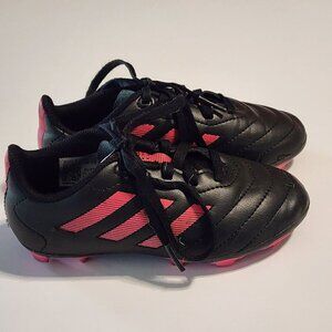 Adidas soccer cleats sz 11 Kids black pink